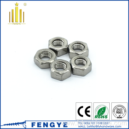 A2 A4 stainless steel din934 hex nut